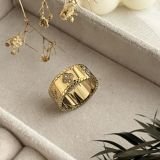 Perlée Flora Band Ring