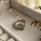 Serpente Émeraude Wrap Ring