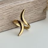 TFC Serpent Curve Adjustable Ring