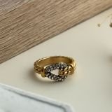 Aurora Rope Pavé Ring