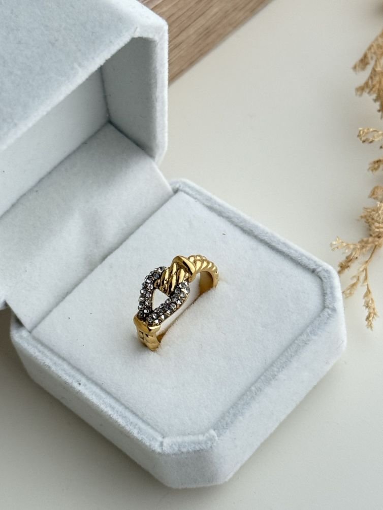 Aurora Rope Pavé Ring