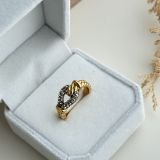 Aurora Rope Pavé Ring