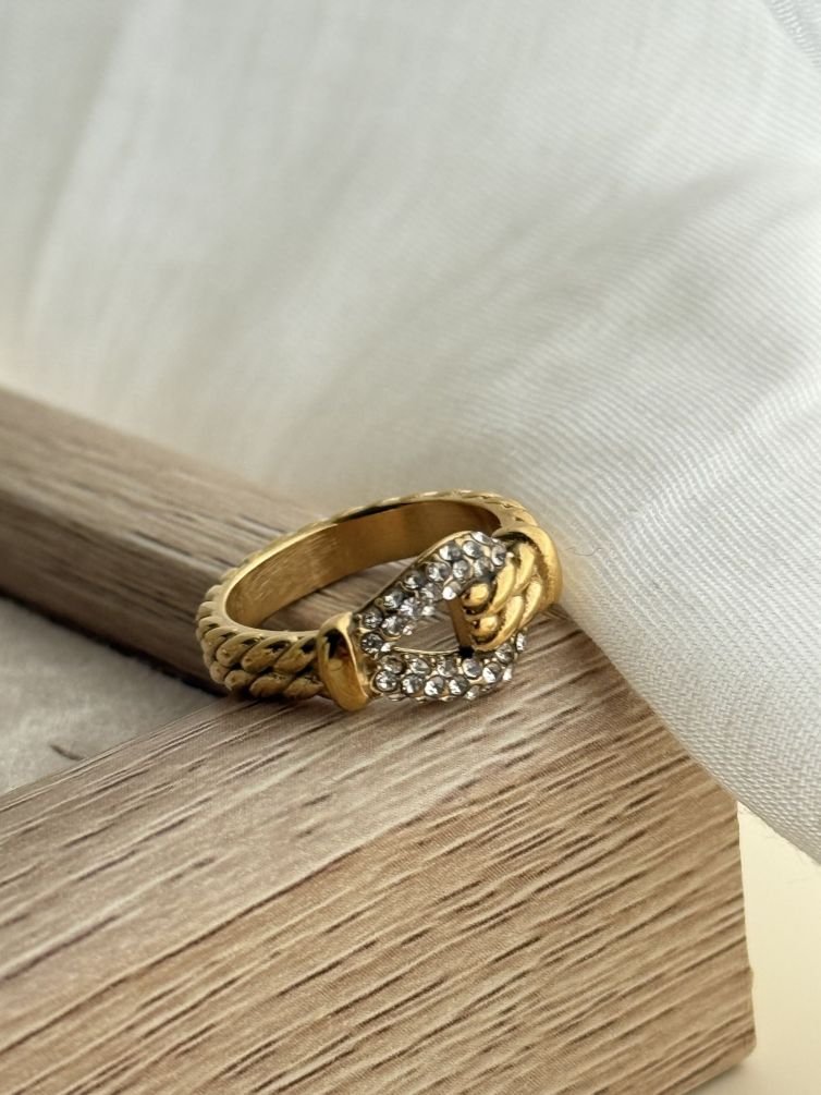 Aurora Rope Pavé Ring