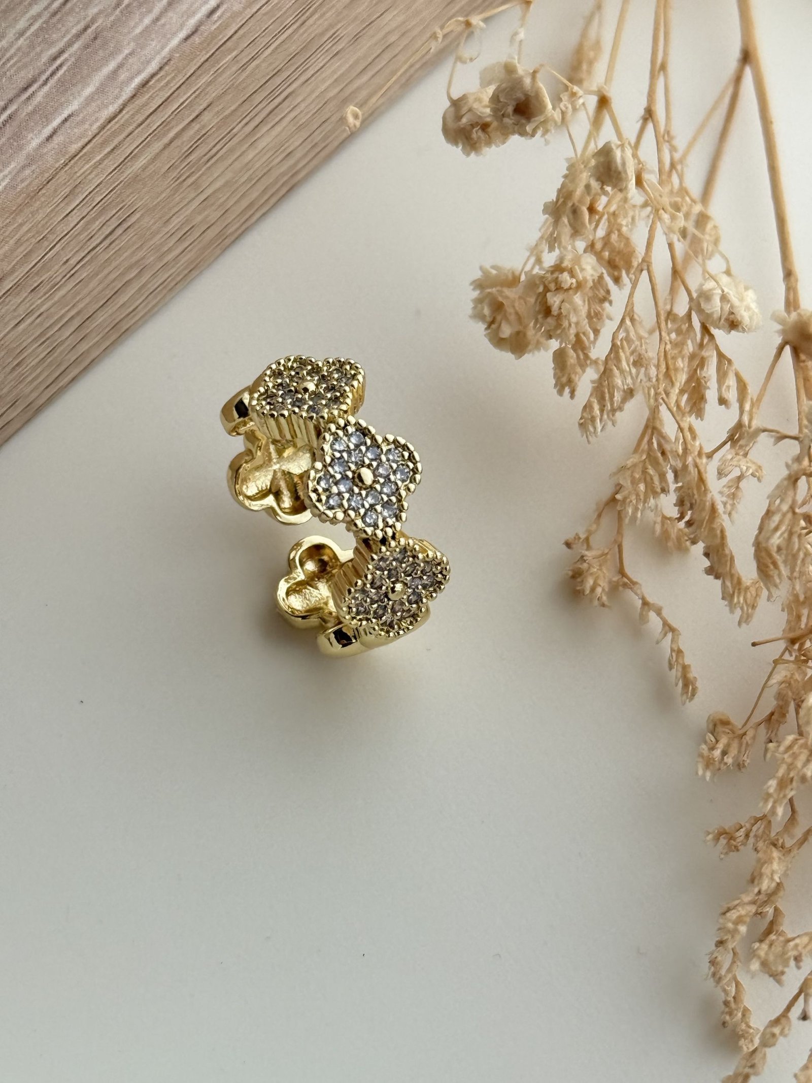 Lumière Clover Adjustable Ring