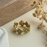Lumière Clover Adjustable Ring