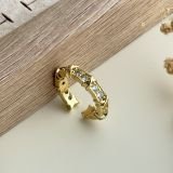 Aurelia Crossline Adjustable Ring