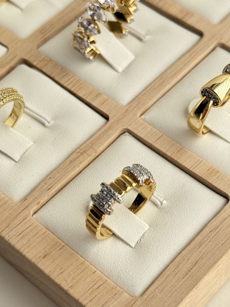 Aurex Pavé Open Ring