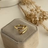 Velora Pavé Wrap Ring