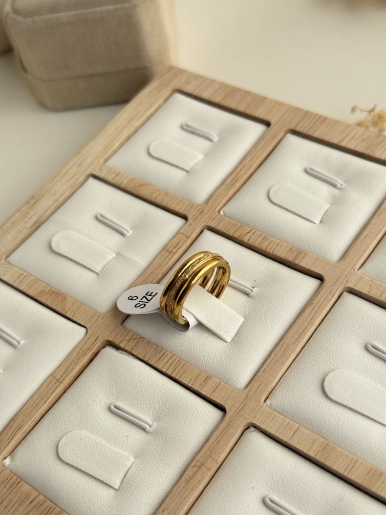 Trio Aura Stacking Ring Set