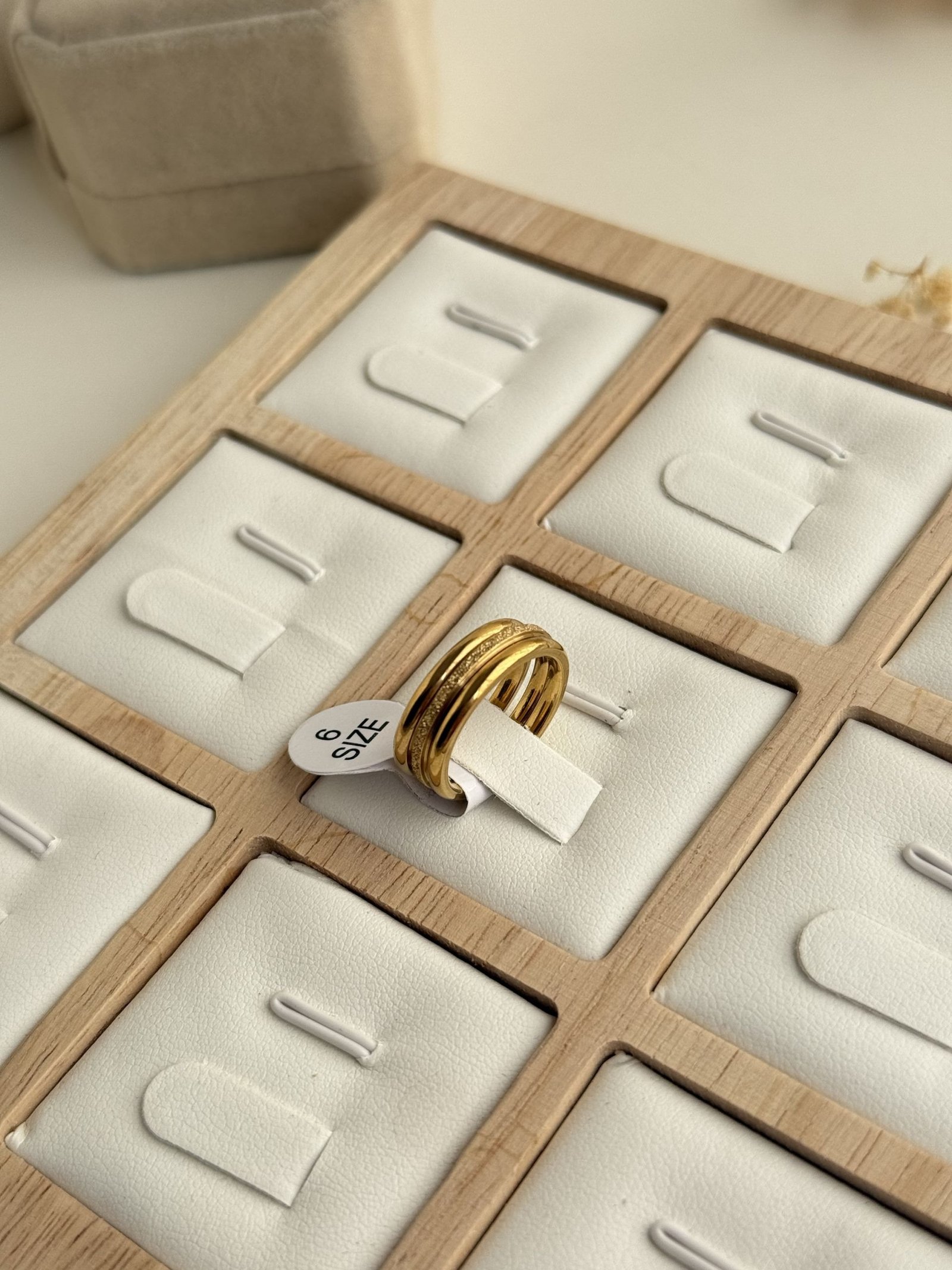 Trio Aura Stacking Ring Set