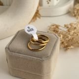 Trio Aura Stacking Ring Set