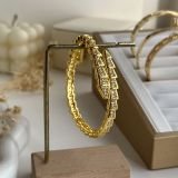 Serpente Pavé Wrap Cuff