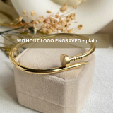 Without Logo Cartier Plain Screw Cuff