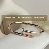 Without Logo Cartier Nail Cuff (Full Stone)
