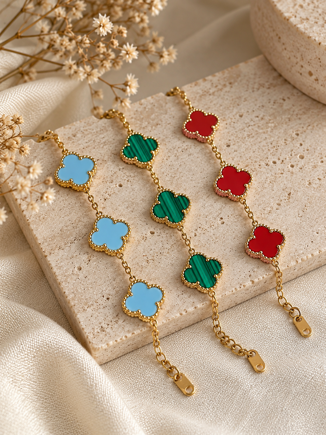 13MM Clover Charm Bracelet