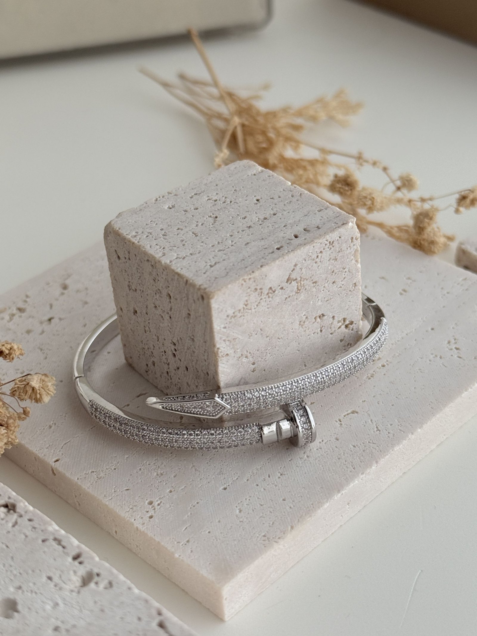 Rivet Line Cuff