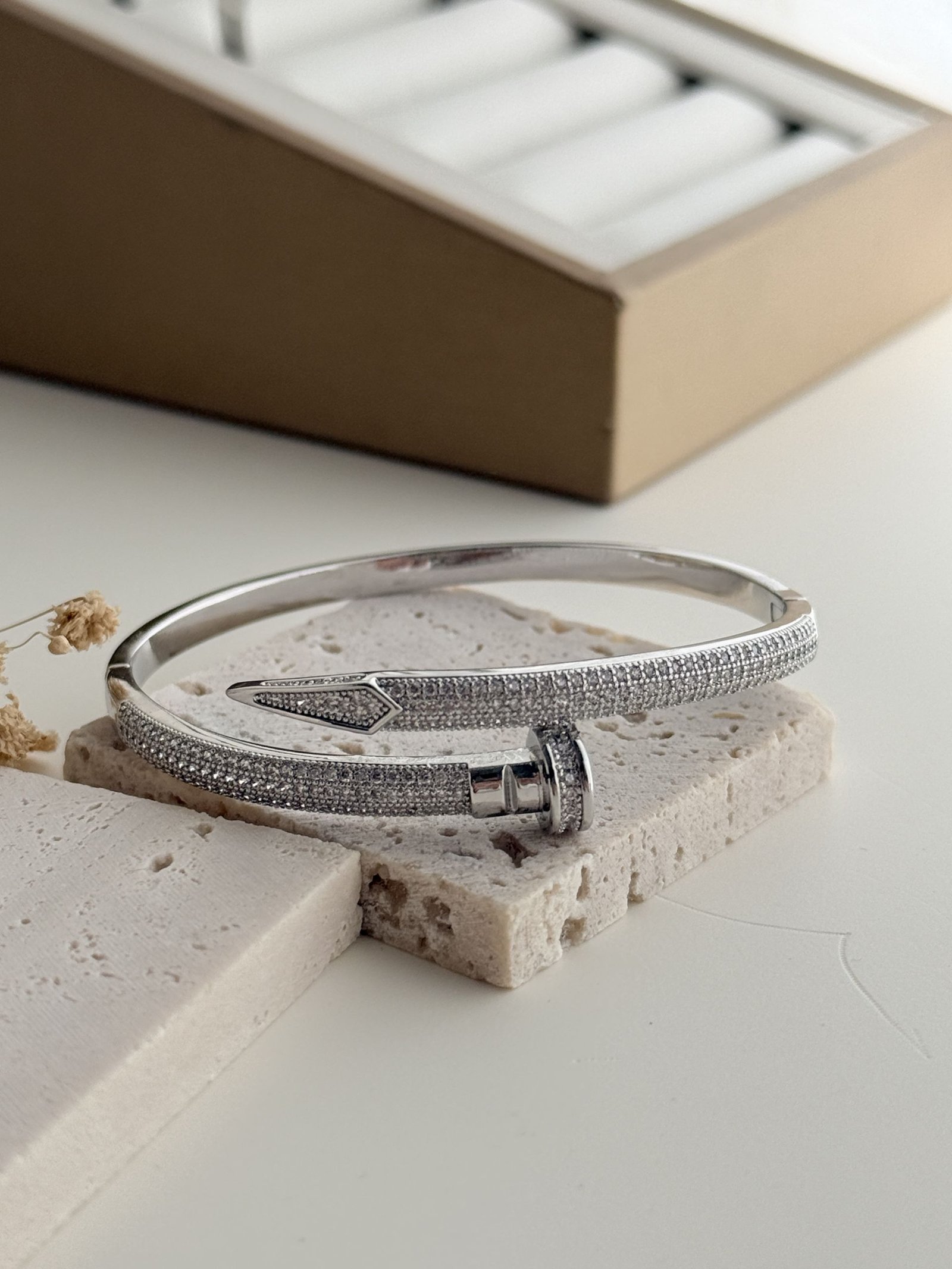 Rivet Line Cuff