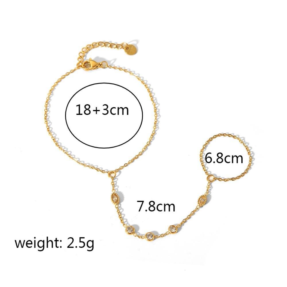 Aurielle Hand Chain Bracelet