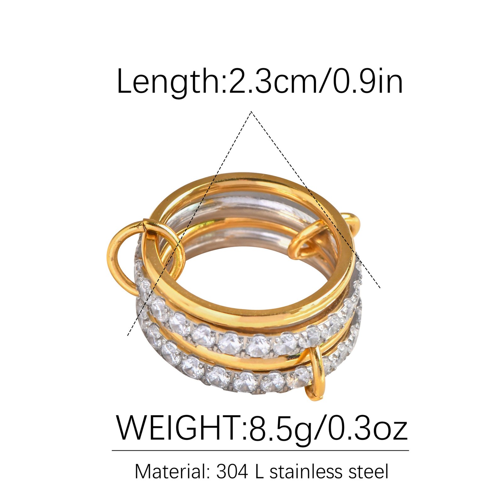 Aureline Quad Loop Ring