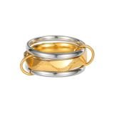 Aureline Three-Layer Ring