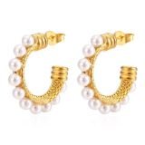 Aurelia Pearl Hoops