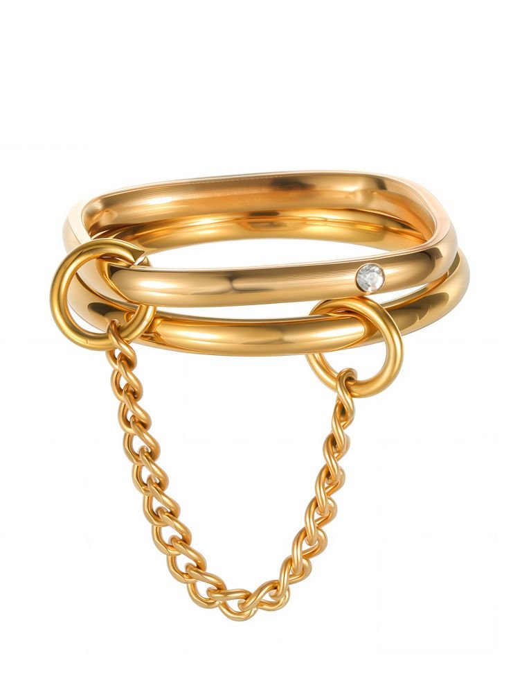 Aurelle Link Ring Set