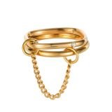 Aurelle Link Ring Set