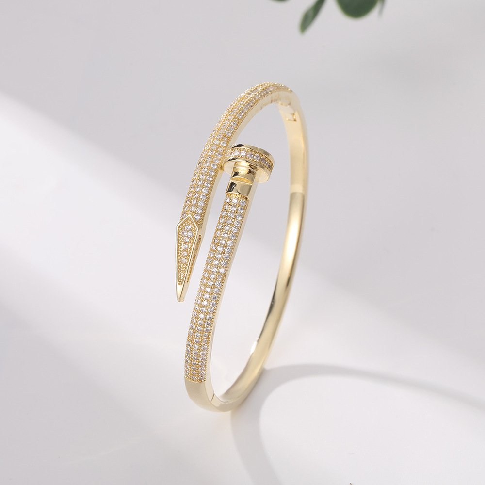Rivet Line Cuff