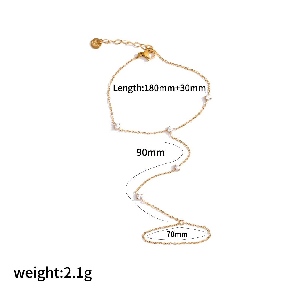 Γlaria Crystal Hand Chain
