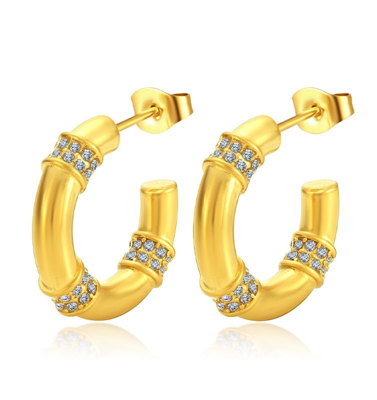 Evelisse Crystal Hoops