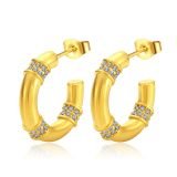 Evelisse Crystal Hoops