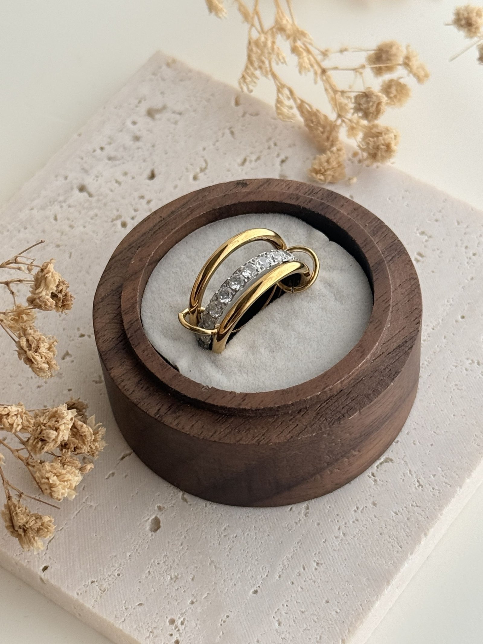 Aureline Triple Loop Ring