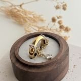 Celestine Chain Ring