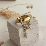 Celestine Chain Ring