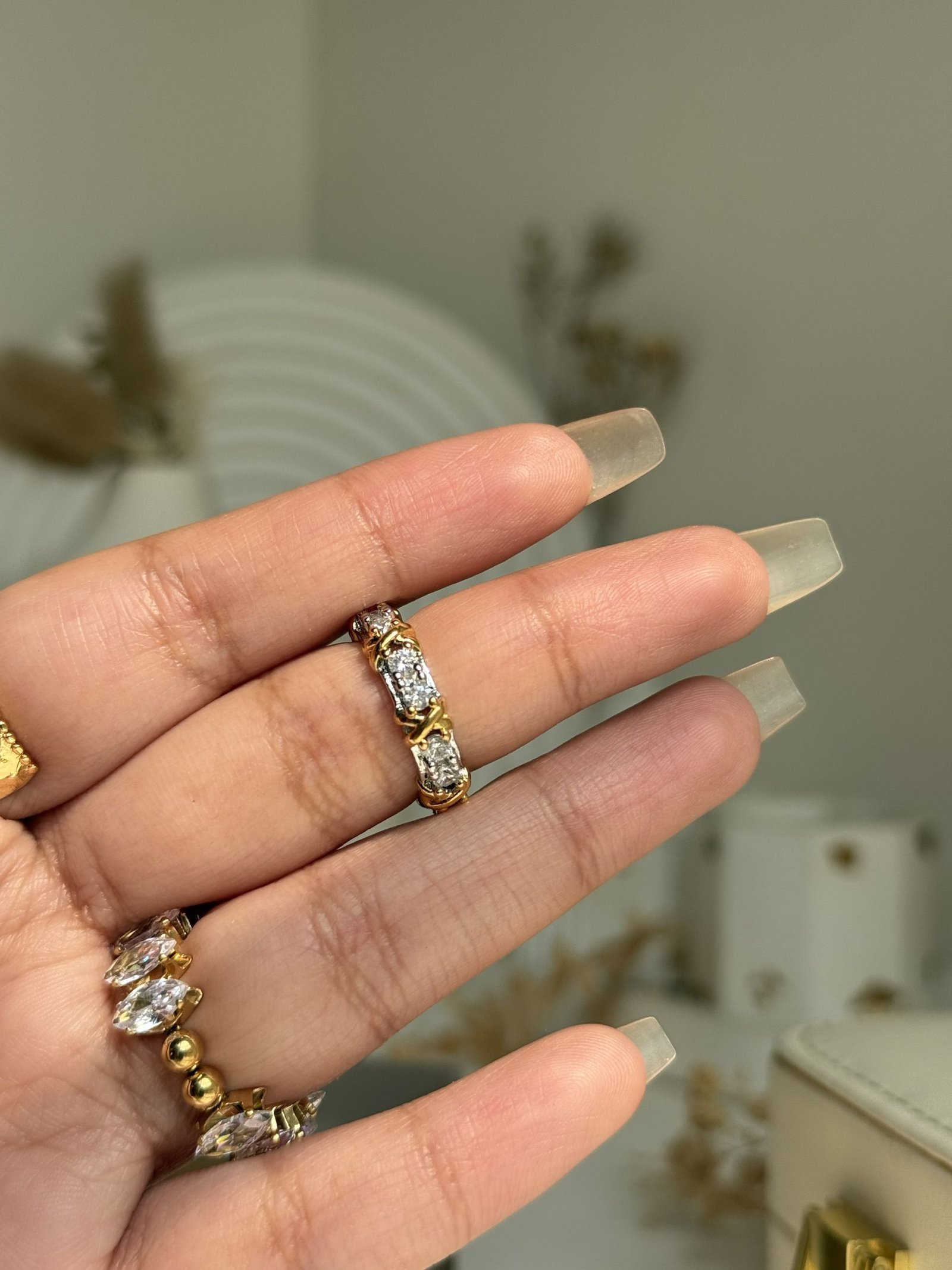 Celestia Adjustable Rivière Ring