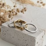 Aureline Three-Layer Ring