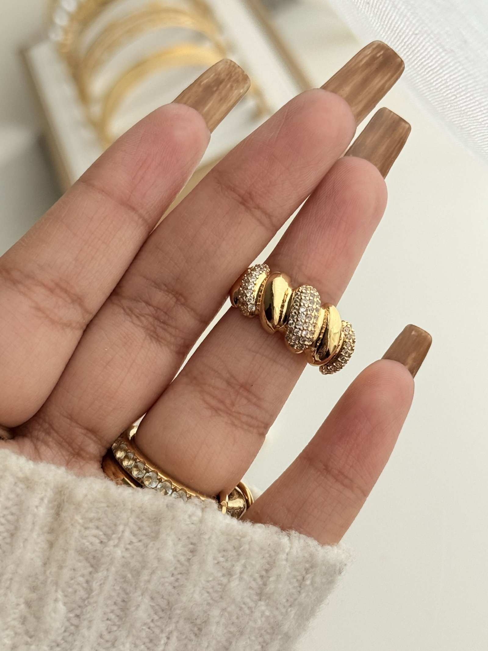 Celestine Pavé Ring