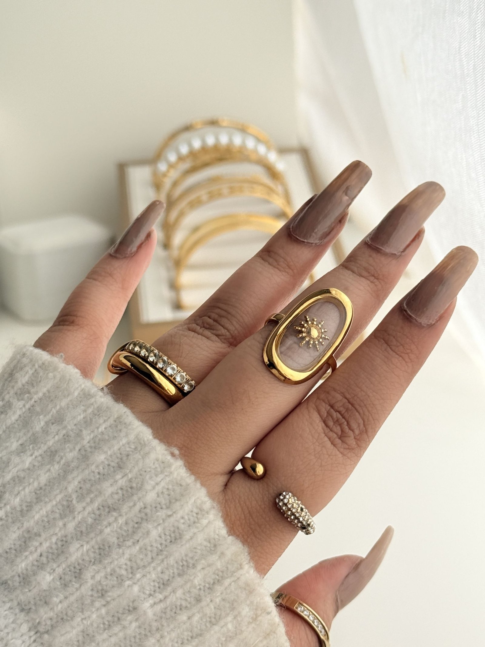 Aurelia Halo Adjustable Ring