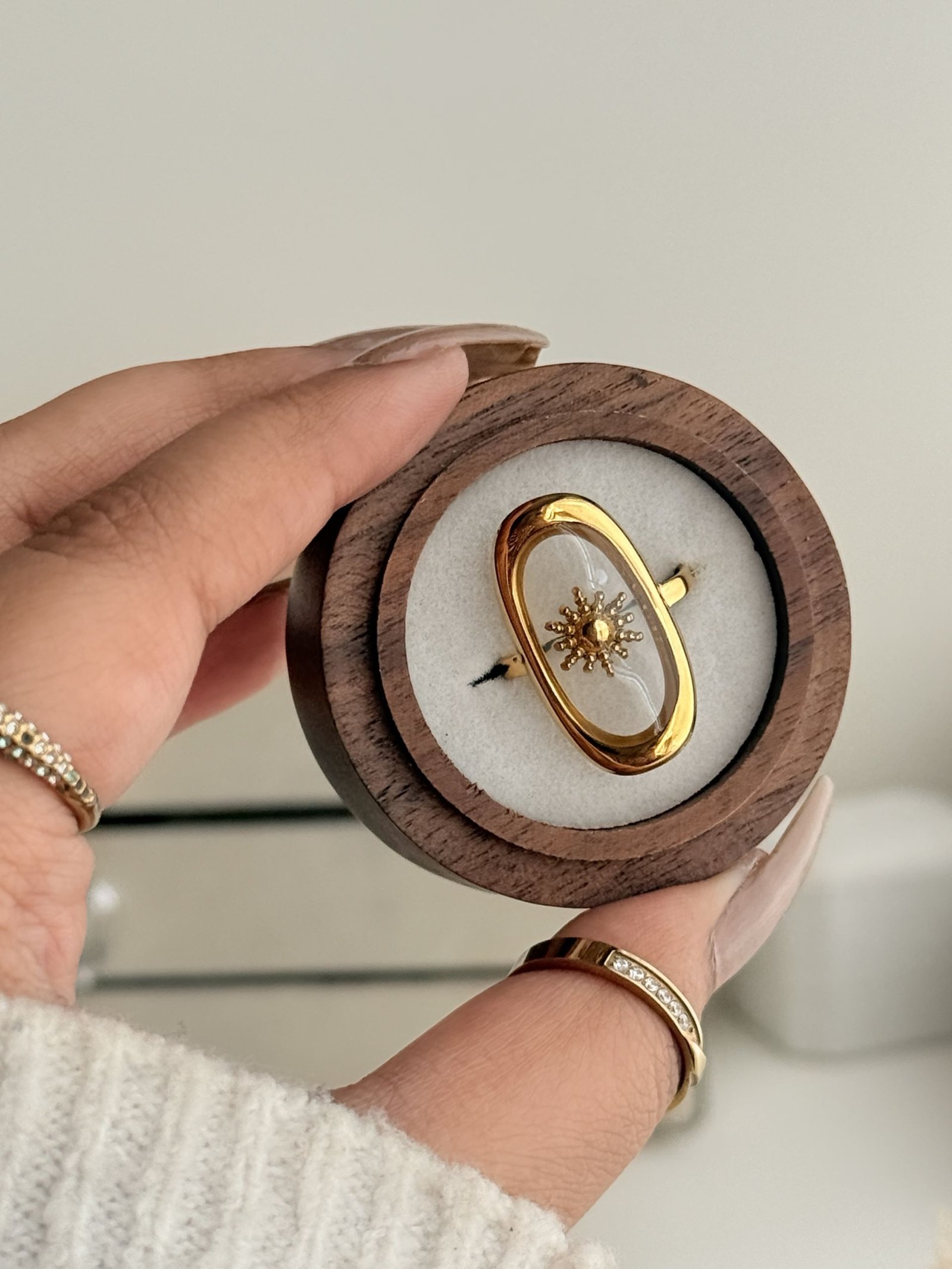 Aurelia Halo Adjustable Ring