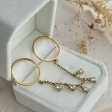 Elara Chain Crystal Ring