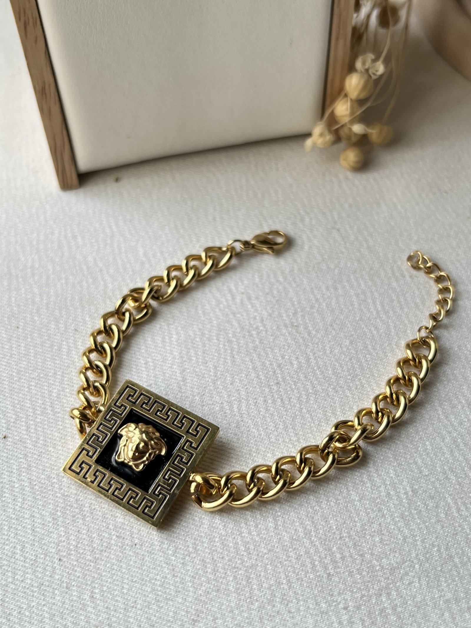 Aurelios Medusa Chain Bracelet