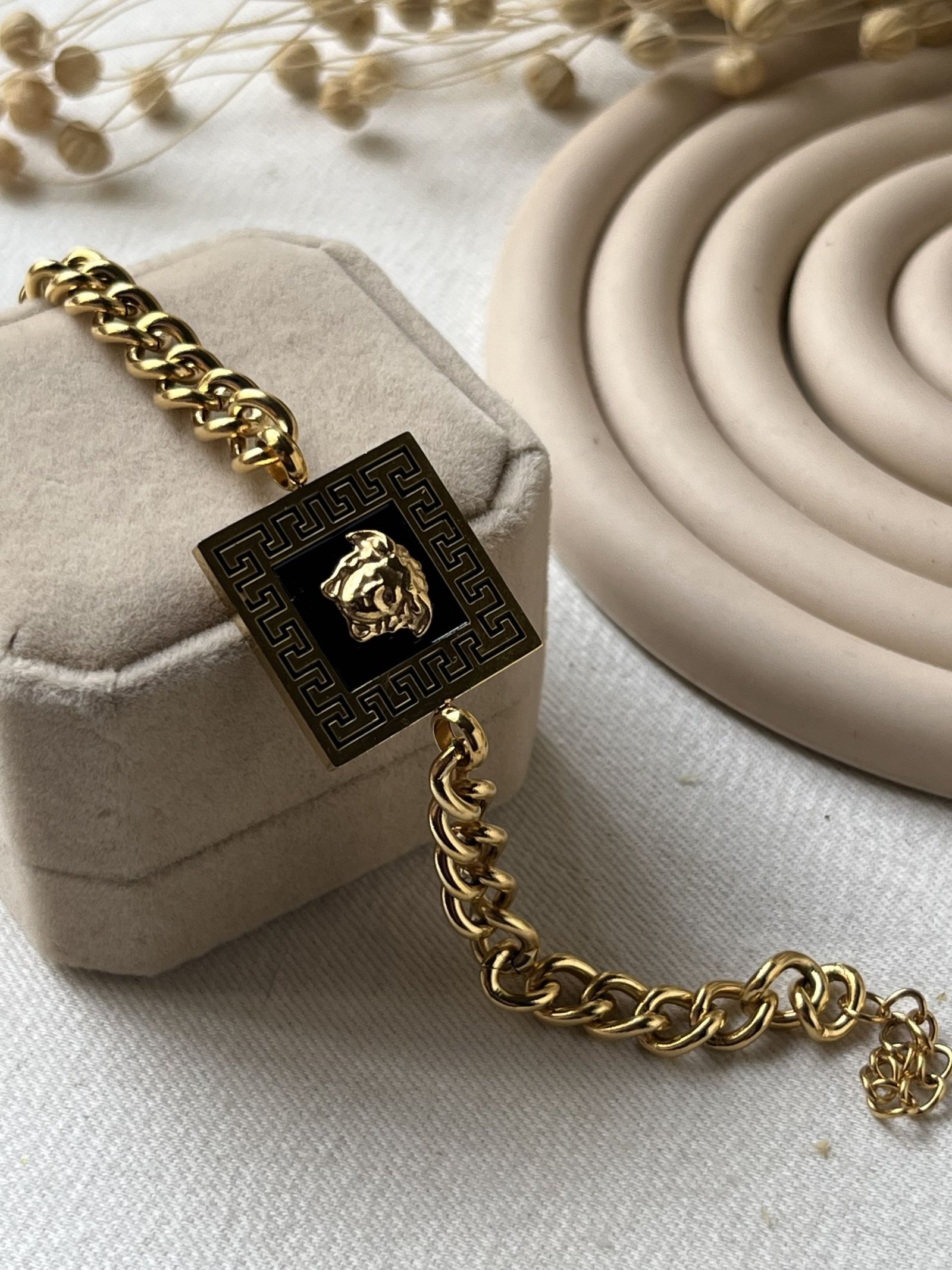 Aurelios Medusa Chain Bracelet