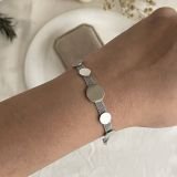 Celeste Mesh Disc Bracelet