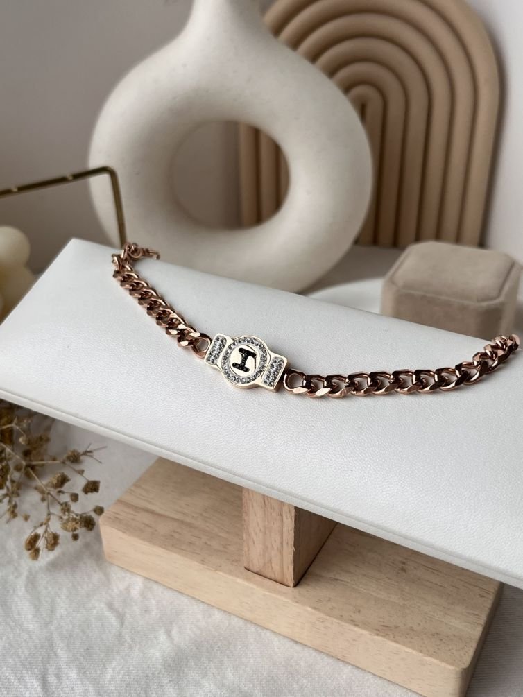 Aureline Crystal Chain Bracelet