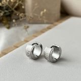 Argent Edge Hoop Collection