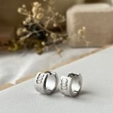 Argent Edge Hoop Collection