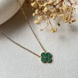 Élise Clover Crystal Neckchain