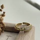 Vellure Chain Pavé Ring