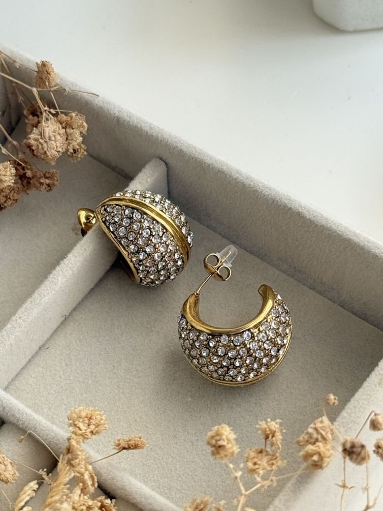 Aurelia Dome Earrings