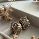 Aurelia Dome Earrings